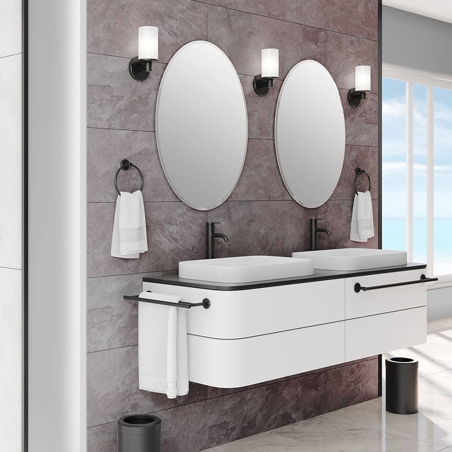 Amazon.com: Gatco 1801 Bathroom Wall Mirror, 32